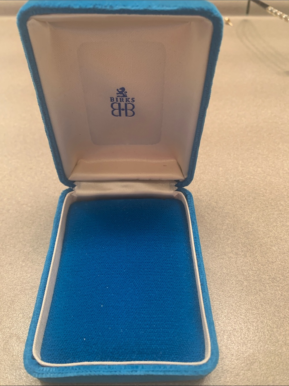 Birkenstock Blue Velvet Jewelry Box for Men or Women Accessories